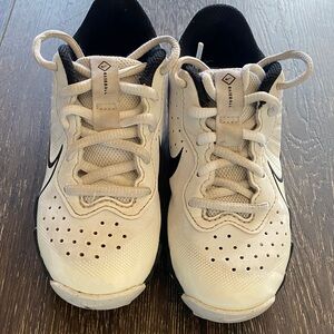 Nike Kids White and Black cleats